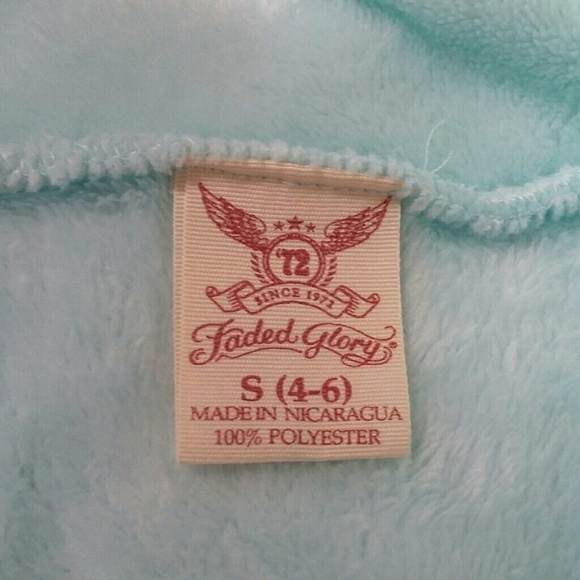 NWOT Faded Glory small full zip sweater - Picture 3 of 3